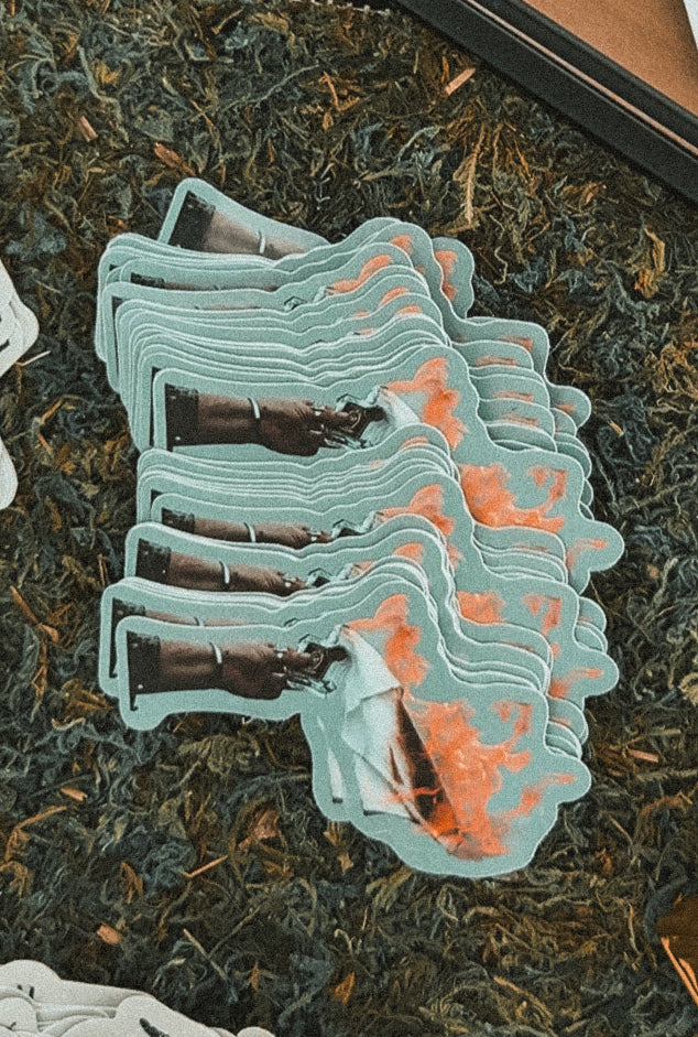 Molotov Cocktail Sticker